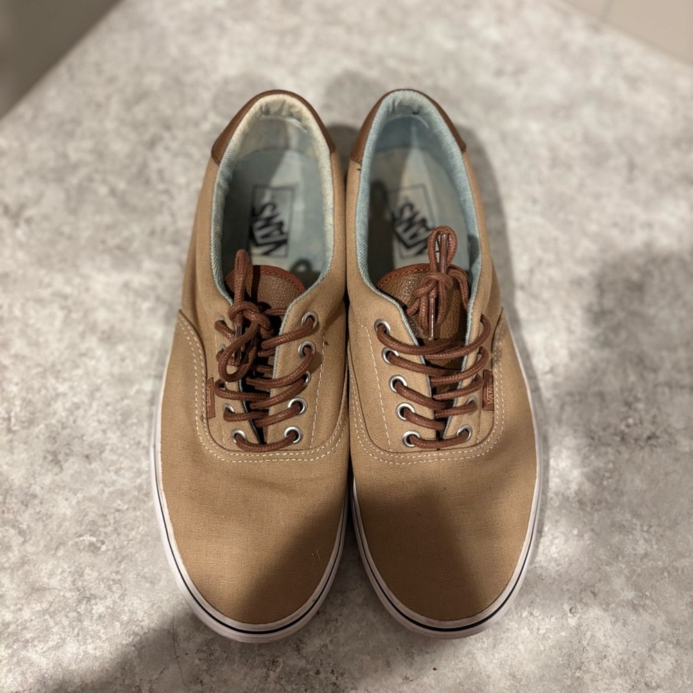 Vans Tan Canvas Sneakers - Picture 6 of 8
